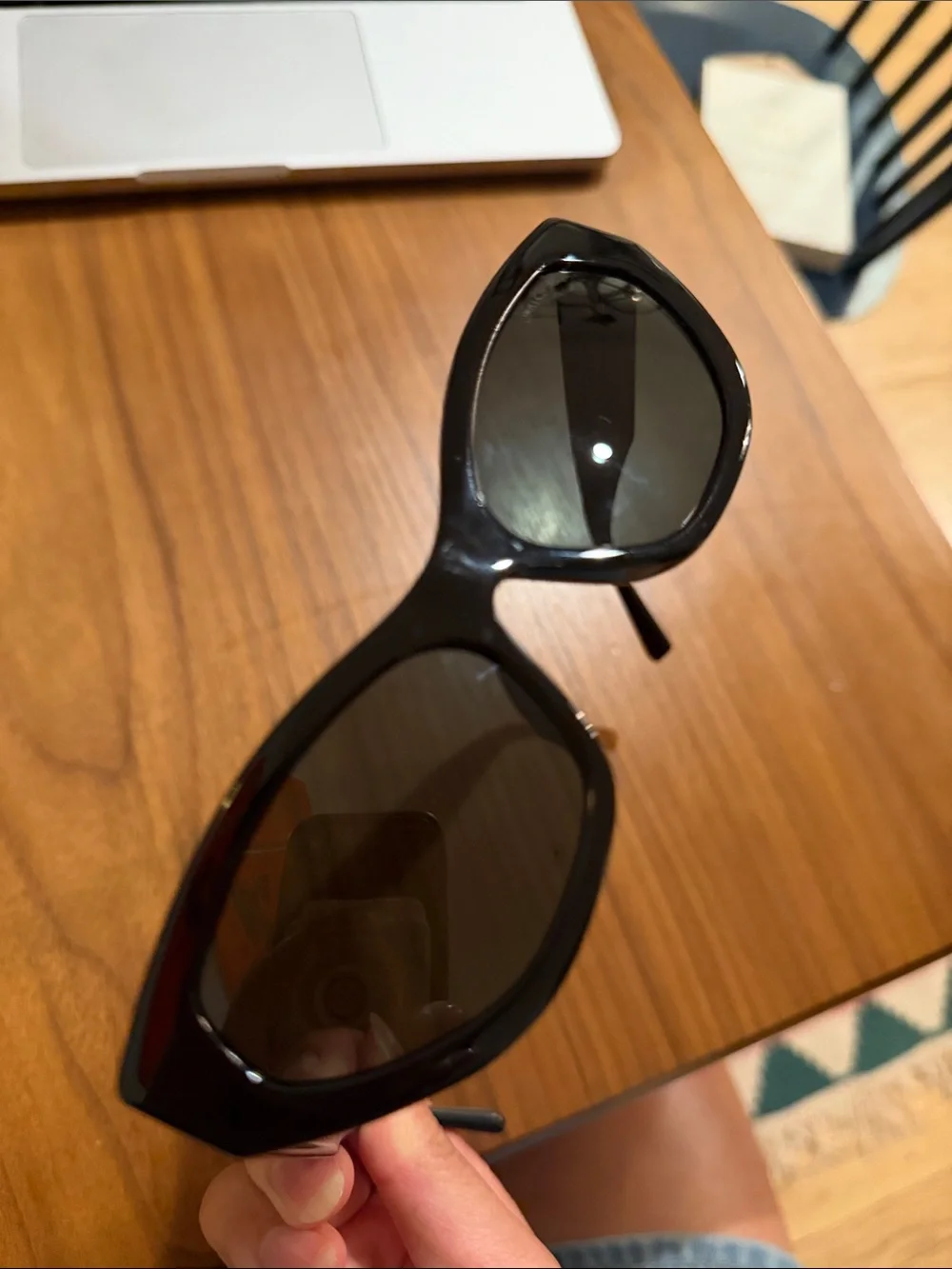 Jimmy Choo Black Cat-Eye Sunglasses for Women